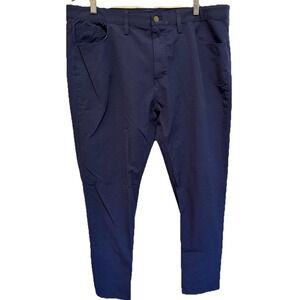 Vineyard Vines On The Go Pants Mens 40X32 Blue Stretch Performance Tech Preppy
